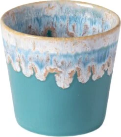 Costa Nova - Grespresso Servies - 6 Espresso Kopjes - Roze-Grijs-Azur-Red-Wit -Turquoise - Aardewerk - H 5.9 Cm -Bestek Winkel 1068x1200