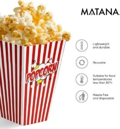50 Duurzame Popcorn Bakjes (18x10cm) - Popcorn Zakjes Voor Filmavonden, Feestjes - Ook Geschickt Als Snoepbakje Of Feestzakje Voor Kinderen 14 50 Duurzame Popcorn Bakjes (18x10cm) - Popcorn Zakjes Voor Filmavonden, Feestjes - Ook Geschickt Als Snoepbakje Of Feestzakje Voor Kinderen -Bestek Winkel 1115x1200 3
