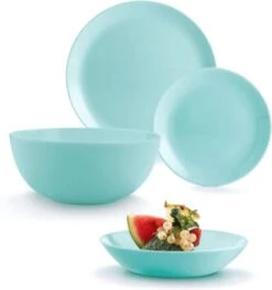 Luminarc Diwali Serviesset - 19-delig - 6 Persoons - Turquoise 25 Luminarc Diwali Serviesset - 19-delig - 6 Persoons - Turquoise -Bestek Winkel 1123x1200 3