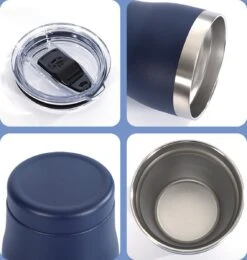 FLASKE Koffiebeker Coffee Cup - Night - 250ml - RVS Koffiebeker To Go Van 250ML -Bestek Winkel 1138x1200