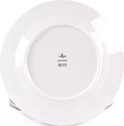 LeRijn® Serviesset Deventer 6 Persoons - 18 Delig - Licht Crème Wit Met Gouden Rand En Motief - Dinerborden - Soepborden - Dessertborden - Borden Servies - Bordenset -Bestek Winkel 1185x1200 1