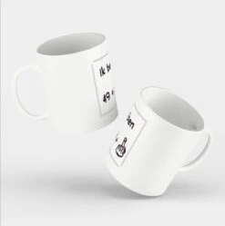 Akyol - 50 Jaar Sarah En Abraham Cadeau - Jubileum Man En Vrouw - Mok Met Opdruk - Verjaardagsmok - Grappige Tekst Mok - Jarig - Verjaardag | 350 ML Inhoud -Bestek Winkel 1192x1200