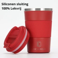 Castagnola Design RVS Koffiebeker To Go - Rood - 380ml - Thermosbeker - Theebeker -Bestek Winkel 1198x1200 3
