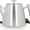 Vaja® Theepot Camille Met Filter - Zilver - 1.0L - RVS Dubbelwandig - Theekan