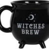 Mok/beker Witches Brew Cauldron Zwart
