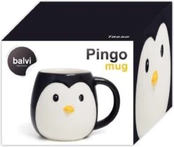 Balvi Drinkbeker Penguin Pingo Zwart Keramiek -Bestek Winkel 1200x1016 1