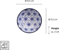 Tokyo Design Studio Nippon Blue Sushiserviesset - Porselein - 6 Delig - 2 Persoons -Bestek Winkel 1200x1021