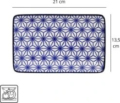 Tokyo Design Studio Nippon Blue Sushiserviesset - Porselein - 6 Delig - 2 Persoons -Bestek Winkel 1200x1030 3