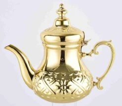 MONOO Theepot Casablanca RVS - 1.6 Liter - Turkse & Marokkaanse Theepotten