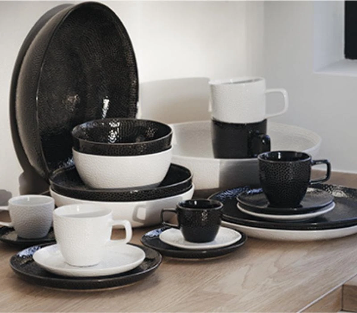 S|P Collection - Beker 38cl Zwart - Mielo - Set/4 2 S|P Collection - Beker 38cl Zwart - Mielo - Set/4 - Afbeelding 2