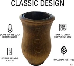 Borvat® | Houten Mate Gourd Cup, Yerba Mate Kalebas, Mate, Bombilla, Yerba Mate Cup -Bestek Winkel 1200x1062 1