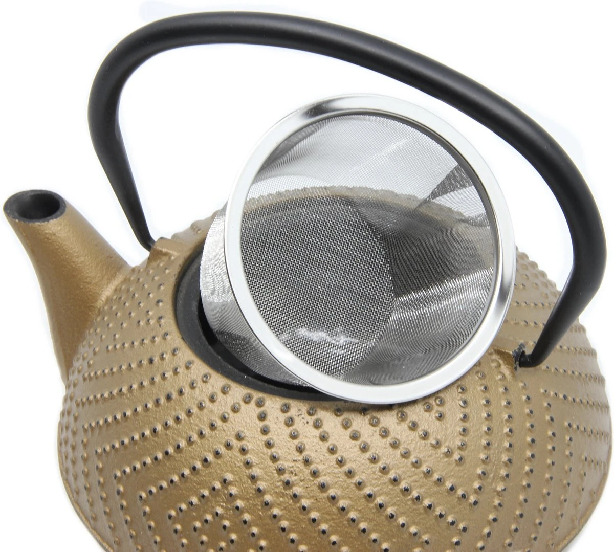 Bredemeijer - Theepot Fujian Goud 1.2L Met Filter 5 Bredemeijer - Theepot Fujian Goud 1.2L Met Filter - Afbeelding 5