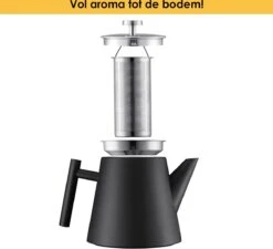 Silberthal - Theepot Met Filter - 1 L - RVS Dubbelwandig - Zwart - Cadeau 11 Silberthal - Theepot Met Filter - 1 L - RVS Dubbelwandig - Zwart - Cadeau -Bestek Winkel 1200x1091 2