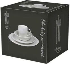 Vtwonen Serviesset - Wit - Porselein - 16-Delig -Bestek Winkel 1200x1097 2