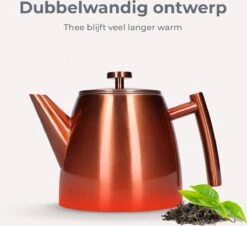 Vaja® Theepot Juliette Rosé Dubbelwandig -Bestek Winkel 1200x1099 4