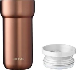 Mepal Isoleerbeker Ellipse 375 Ml – Houdt Je Drankje 4 Uur Warm En 8 Uur Koud – Rose Gold – Koffiebeker To Go – Lekdicht – Thermosbeker -Bestek Winkel 1200x1117