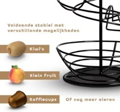 Eiermand – Eierrek – Eierhouder – Eieren – Zwart - Pasen - Tot 40 Eieren - 360° - BAULK® -Bestek Winkel 1200x1121 6