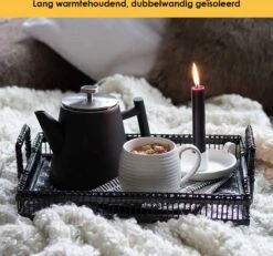 Silberthal - Theepot Met Filter - 1 L - RVS Dubbelwandig - Zwart - Cadeau 10 Silberthal - Theepot Met Filter - 1 L - RVS Dubbelwandig - Zwart - Cadeau -Bestek Winkel 1200x1123 1