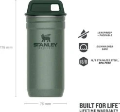 Stanley The Nesting Shot Glass Set - Hammertone Green -Bestek Winkel 1200x1124