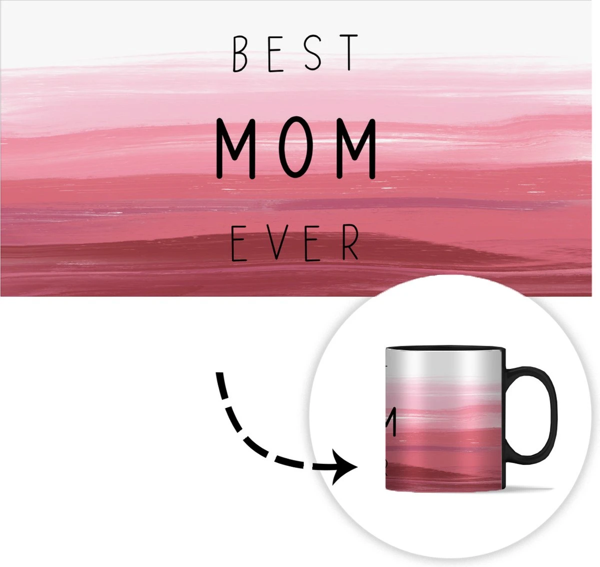 Magische Mok - Foto Op Warmte Mokken - Koffiemok - Best Mom Ever - Mama - Quotes - Spreuken - Magic Mok - Beker - 350 ML - Theemok - Mok Met Tekst 4 Magische Mok - Foto Op Warmte Mokken - Koffiemok - Best Mom Ever - Mama - Quotes - Spreuken - Magic Mok - Beker - 350 ML - Theemok - Mok Met Tekst - Afbeelding 4