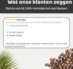 Mmoods Thermosbeker Voor Koffie En Thee 380ml - Koffiebeker To Go - Reisbeker Voor Auto - Herbruikbare Drinkfes Voor Warme En Koude Dranken - Ecologische Thermoskan Zwart Geschenk -Bestek Winkel 1200x1141