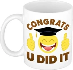 Geslaagd Gefeliciteerd Cadeau Mok / Beker Inclusief Afstudeer Kado Knuffel 5 Geslaagd Gefeliciteerd Cadeau Mok / Beker Inclusief Afstudeer Kado Knuffel -Bestek Winkel 1200x1146