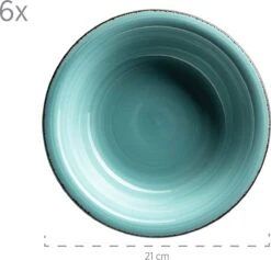 Mäser Bordenset Voor 6 Personen In Moderne Vintage Look, 12-delig Tafelservies, Handbeschilderd 8 Mäser Bordenset Voor 6 Personen In Moderne Vintage Look, 12-delig Tafelservies, Handbeschilderd -Bestek Winkel 1200x1151 7