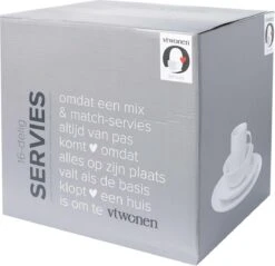 Vtwonen Serviesset - Wit - Porselein - 16-Delig -Bestek Winkel 1200x1162 2