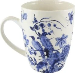 Mok, Delftsblauwe Vogels, Rijksmuseum -Bestek Winkel 1200x1164 1