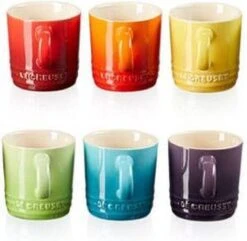 Le Creuset Espresso Kopjes Rainbow 100 Ml - 6 Stuks -Bestek Winkel 1200x1171 5
