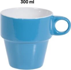 Orange85 Koffiekopjes - Met Houder - Set Van 6 - Gekleurd - 300 Ml - Keramiek -Bestek Winkel 1200x1179 1