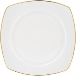 Karaca Adelia -24 Delig-voor 6 Personen -porselein -gouden Half Vierkant Serviesset-goud&wit -Bestek Winkel 1200x1188 2