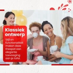 Procidi® Glazen Theepot Met Filter - Theekan Met Infuser - Dubbelwandig Borosilicaat Glas - Thee Thermoskan - Koffiekan 750 ML - Teapot -Bestek Winkel 1200x1197 19