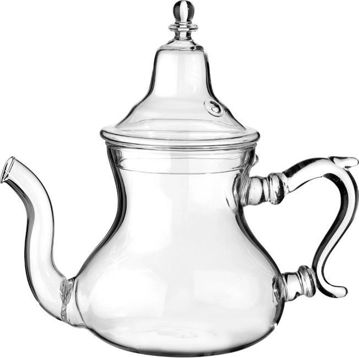 Oosterse Glazen Theepot 1.8 Liter 2 Oosterse Glazen Theepot 1.8 Liter - Afbeelding 2