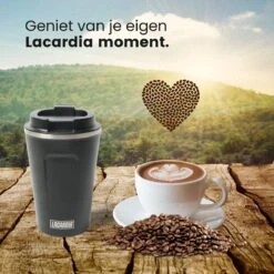 LaCardia Koffiebeker To Go Premium Zwart – Thermosbeker – Theebeker – 380ML – Herbruikbaar -Bestek Winkel 1200x1200 126