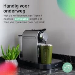 Triple J® Koffiebeker To Go - Thermosbeker - BPA & Lekvrij - 380ml - Groen -Bestek Winkel 1200x1200 14