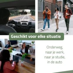 GOAT Outdoor RVS Koffiebeker To Go - Thermosbeker - Theebeker - Reisbeker - Lekvrij - 380ml - Groen -Bestek Winkel 1200x1200 173