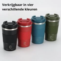 Castagnola Design RVS Koffiebeker To Go - Rood - 380ml - Thermosbeker - Theebeker -Bestek Winkel 1200x1200 215