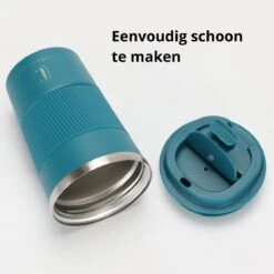 Castagnola Design RVS Koffiebeker To Go - Blauw - 380ml - Thermosbeker - Theebeker -Bestek Winkel 1200x1200 251