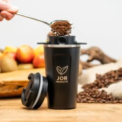 JOR Products® Thermobeker - Koffiezetapparaat - Koffiebonen - Thee - Koffiemachine - Thermoskan - Espressomachine - Reizen - Camping - Koffiefilterhouder -Bestek Winkel 1200x1200 257