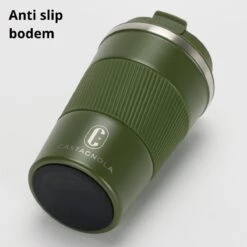 Castagnola Design RVS Koffiebeker To Go - Groen - 380ml - Thermosbeker - Theebeker -Bestek Winkel 1200x1200 281