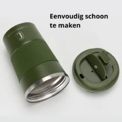 Castagnola Design RVS Koffiebeker To Go - Groen - 380ml - Thermosbeker - Theebeker -Bestek Winkel 1200x1200 283