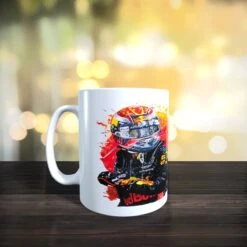 Formule 1 Mok - Max Verstappen - 33 - F1 -mok-kado -Bestek Winkel 1200x1200 307