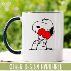 Snoopy Cute Mok - Snoopy Producten - Vrouwen Cadeautje - Valentijn Cadeautjes Voor Haar - Verjaardag Cadeau Man - Valentijn Cadeu Man - Mokken - Theeglazen - Koffiekopjes -Bestek Winkel 1200x1200 312