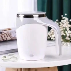 Zelfroerende Mok Usb Oplaadbaar Self Stirring Mug-thermosbeker-Zelf Mengende Usb Oplaadbare Beker Magnetische Roer Beker
