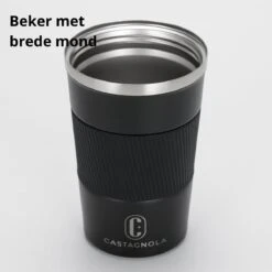 Castagnola Design RVS Koffiebeker To Go - Zwart - 380ml - Thermosbeker - Theebeker -Bestek Winkel 1200x1200 33