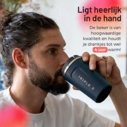 Triple J® Koffiebeker To Go - Thermosbeker - BPA & Lekvrij - 380ml - Blauw 9 Triple J® Koffiebeker To Go - Thermosbeker - BPA & Lekvrij - 380ml - Blauw -Bestek Winkel 1200x1200 38