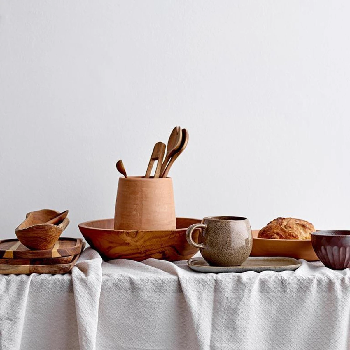 Bloomingville Addison Mokken - Aardewerk - Set Van 3 5 Bloomingville Addison Mokken - Aardewerk - Set Van 3 - Afbeelding 5
