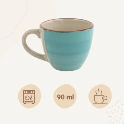 Orange85 Espresso Kopjes - Koffie - Set Van 6 - Meerdere Kleuren - 100 Ml - Aardewerk - Glazen - Met Oor - Koffiekopjes 9 Orange85 Espresso Kopjes - Koffie - Set Van 6 - Meerdere Kleuren - 100 Ml - Aardewerk - Glazen - Met Oor - Koffiekopjes -Bestek Winkel 1200x1200 581