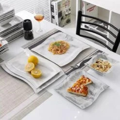 Serviesset 6 Personen - Borden - 26delig - Marmer - Malacasa Flora -Bestek Winkel 1200x1200 592